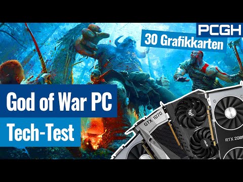 GOD OF WAR PC | SO muss ein PC-Port aussehen! PCGH-Tech-Test mit 30 Grafikkarten