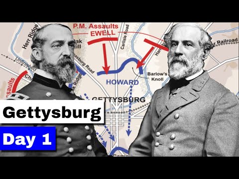 Gettysburg Day 1 | Full Animated Battle Map