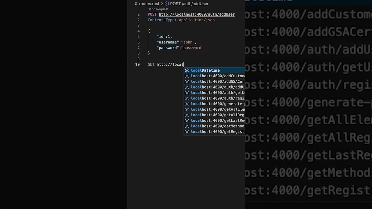 Test REST API directly in VSCode #howto #vscode #restapi #coding