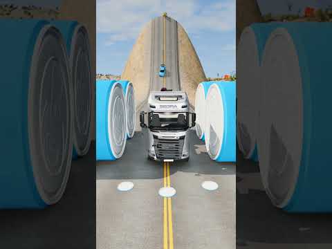 Cars 7 Pepsi Bollard Hill Crush – BeamNG.drive #2