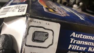 2004 Mazda 6 transmission filter kit and Mercon V fluid replaced