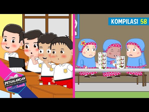 Petualangan Jamal Laeli Kompilasi 58⌛Profesor⌛Detektif⌛Ensiklopedia Anak⌛PJL