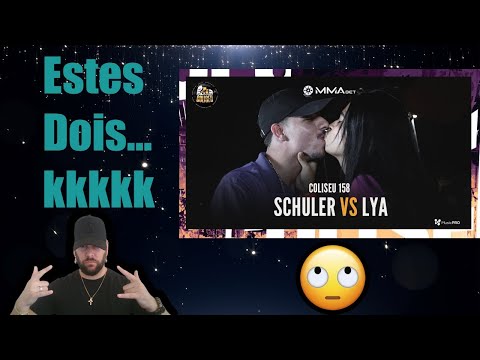 SemVidaSavy Reação - (A SAGA DO BEIJO 💋😂) LYA MC X SCHULER - 2° FASE - BATALHA DO COLISEU