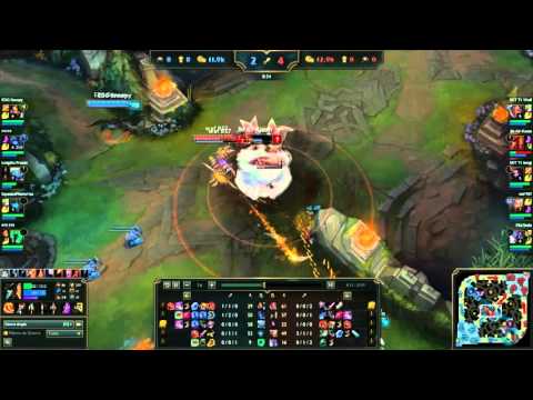 SKT T1 bengi as Elise  Vs Nidalee Jungle  - SoloQ S6 Preseason Replay