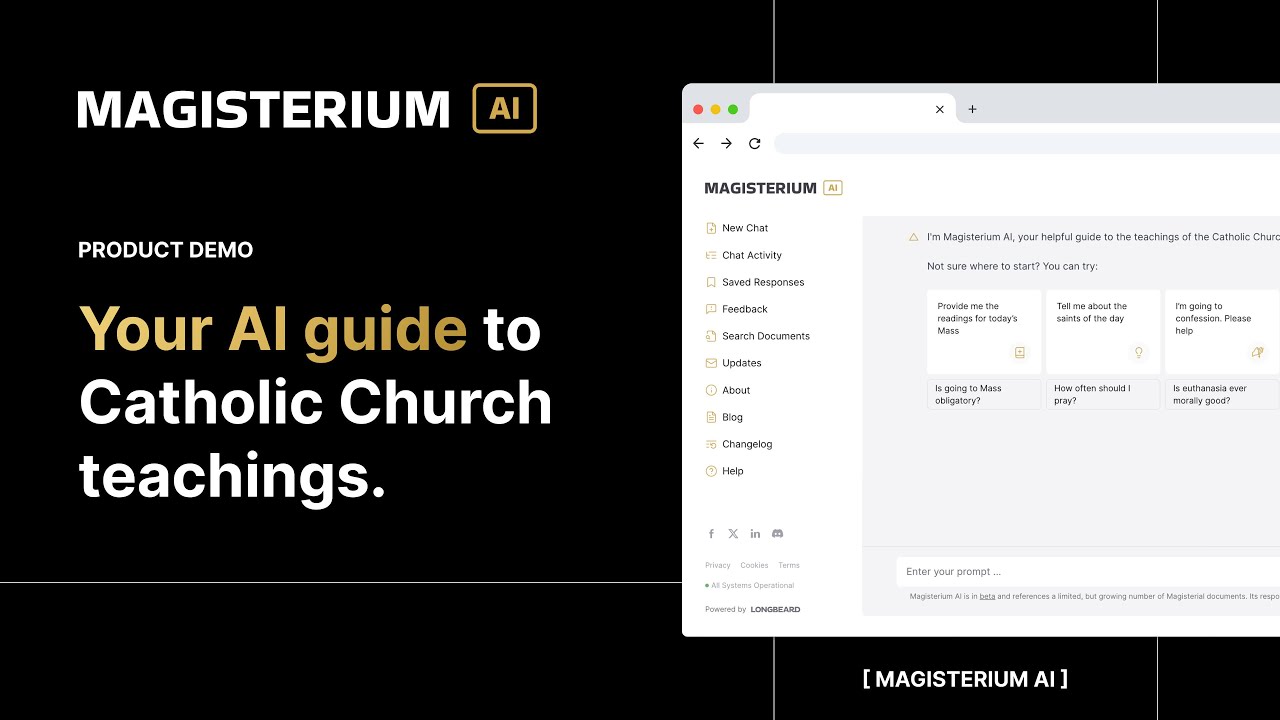 Magisterium AI: Your AI Guide to Catholic Church Teachings