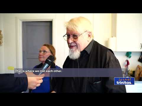 Episcopul Macarie a slujit în comunitatea euharistică suedeză Dalarna, pe 12 iulie 2023.