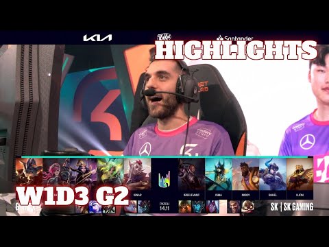 GX vs SK - Highlights | Week 1 Day 3 LEC Summer 2024 | GIANTX vs SK Gaming W1D3