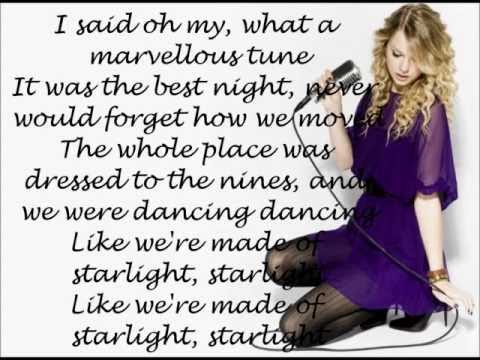 Taylor Swift - Starlight (Lyrics On Screen) [HD]