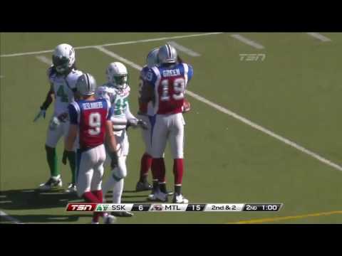 2012-09-16 CFL Recap Saskatchewan Roughriders vs Montreal Alouettes