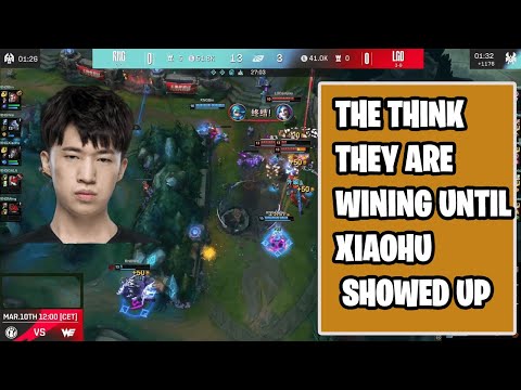 LGD think they won the Team fight but RNG Xiaohu Oriana OP #leagueoflegends #Shorts #lplclips