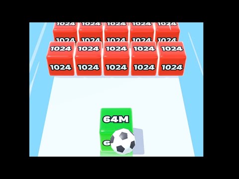 JELLY MERGE 2048 3D - ASMR Gameplay (512K Numberblock, Level Up Math Jelly Balls 2048)