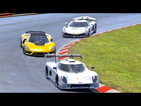 Hennessey Venom F5 vs Ultima RS 2020 vs Koenigsegg Jesko - Nordschleife