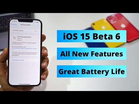 iOS 15 beta 6 | All new features Plus Great Battery Life | Follow up
