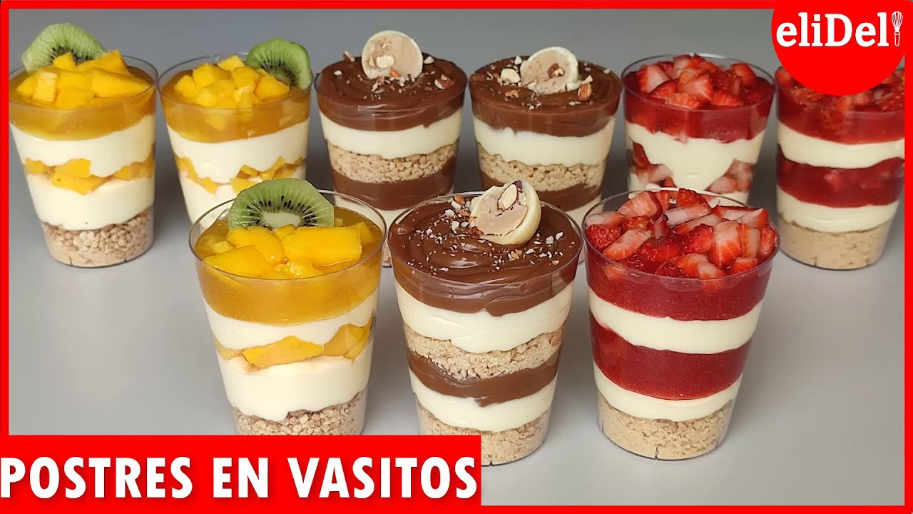 Watch POSTRES EN VASITOS FÁCIL Y SIN HORNO postres para VENDER Now POSTRES EN VASITOS FÁCIL Y SIN HORNO postres para VENDER