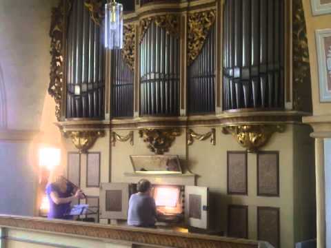 Silbermann Organ at St Georg Church in Rötha (Saxony)