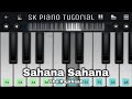 Sahana Sahana Piano Tutorial The RajaSaab Perfect Piano