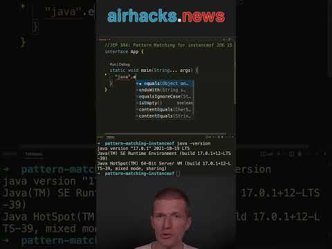 Spotted: The Pattern Matching for Instanceof ...in JDK's source code #java #shorts