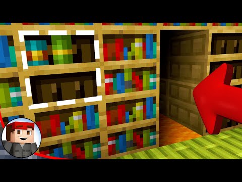 EASY Chiseled Bookshelf Secret Door in Minecraft