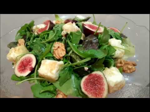 🥬 Salade de Roquette aux Figues, Noix et Fromage
