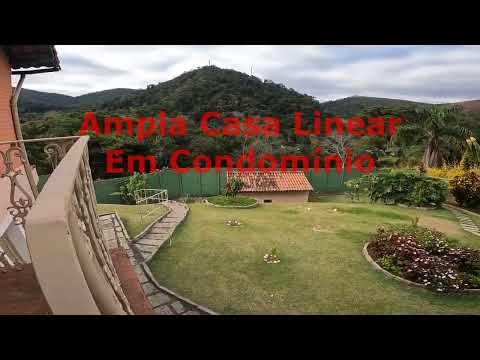 Ampla casa linear em condomínio - Araras - BR 040 - Petrópolis - RJ