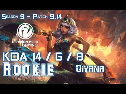 IG Rookie QIYANA vs MALPHITE Mid - Patch 9.14 KR Ranked
