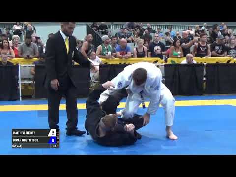 MATTHEW SHORTT vs MICAH DUSTIN TODD World Master Jiu Jitsu IBJJF Championship 2017 Las Vegas