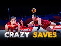 TOP 10 Craziest Saves by Volleyball Team Thailand