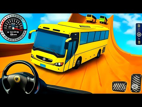 🚍 Impossible Bus Stunt 3D - Mega Ramp Driving Challenge | Android Gameplay 2025 Epi 5