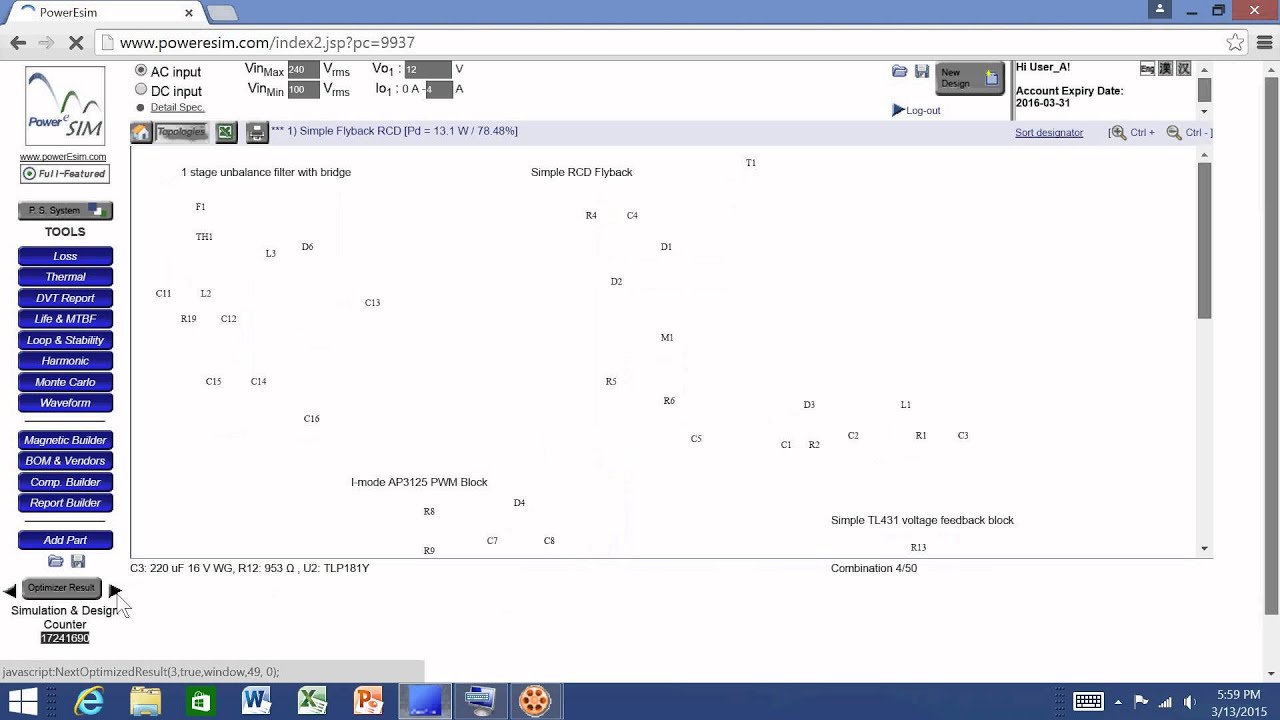 PowerEsim - How To Use Smart Optimizer