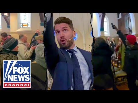 JUST IN: New footage of anti-ICE agitators disrupting church service