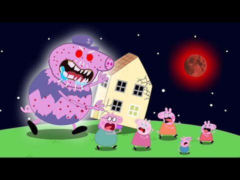 Peppa's Dad Is Angry??? Find shelter quickly!!! Peppa Pigggg Funny Animation