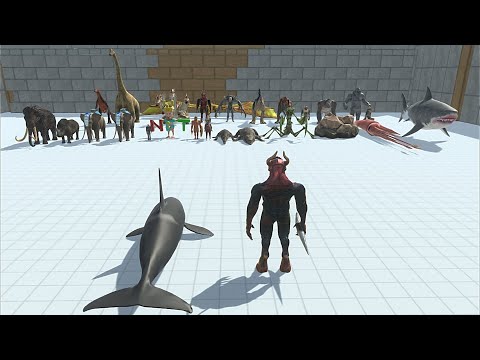 ORCA WITH KOZAROG VS BOSS & MINIBOSS - Animal Revolt Battle Simulator
