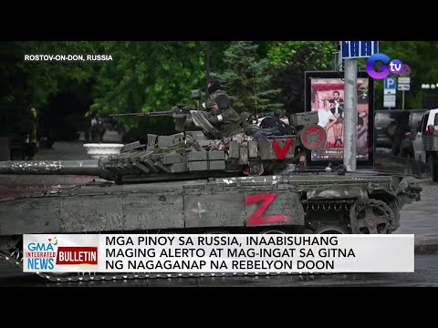 Mga Pinoy sa Russia, inaabisuhang maging alerto at mag-ingat sa… GMA Integrated News Bulletin