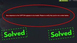 Your response to the CAPTCHA appears to be invalid Please re-verify that you