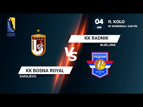 KK Bosna Royal vs KK Radnik - 11. kolo - KSBIH - 2021/2022