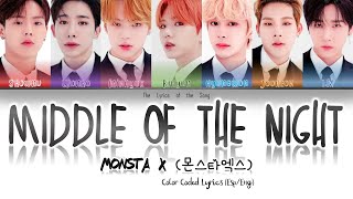 Download lagu MONSTA X (몬스타엑스) - MIDDLE OF THE NIGHT (Color Coded Lyrics Esp/Eng) mp3 Download lagu MONSTA X (몬스타엑스) - MIDDLE OF THE NIGHT (Color Coded Lyrics Esp/Eng) mp3
