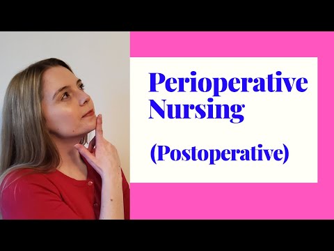PERIOPERATIVE NURSING/POSTOPERATIVE STAGE