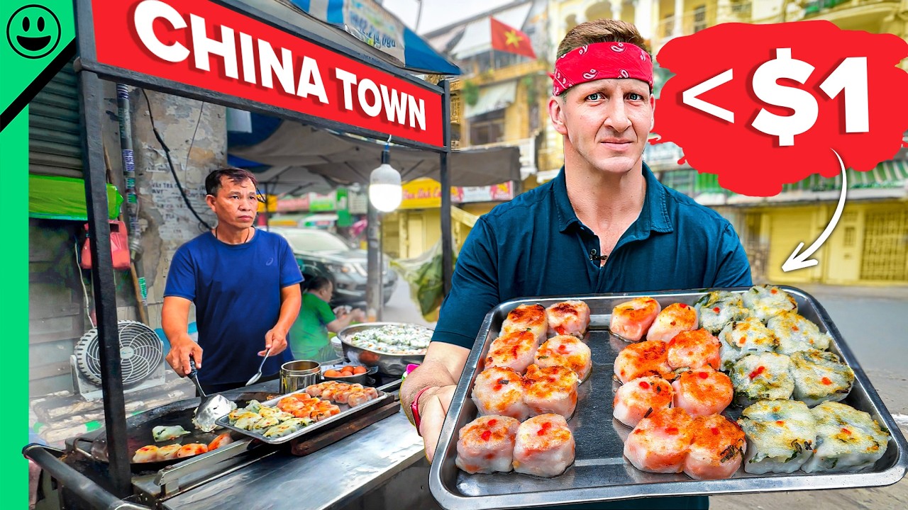 Street Food $1 MENU in China Town!! (Vietnam)