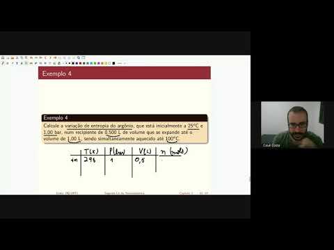 Segunda lei da termodinâmica - Vídeo 5 - Variação de entropia em processos
