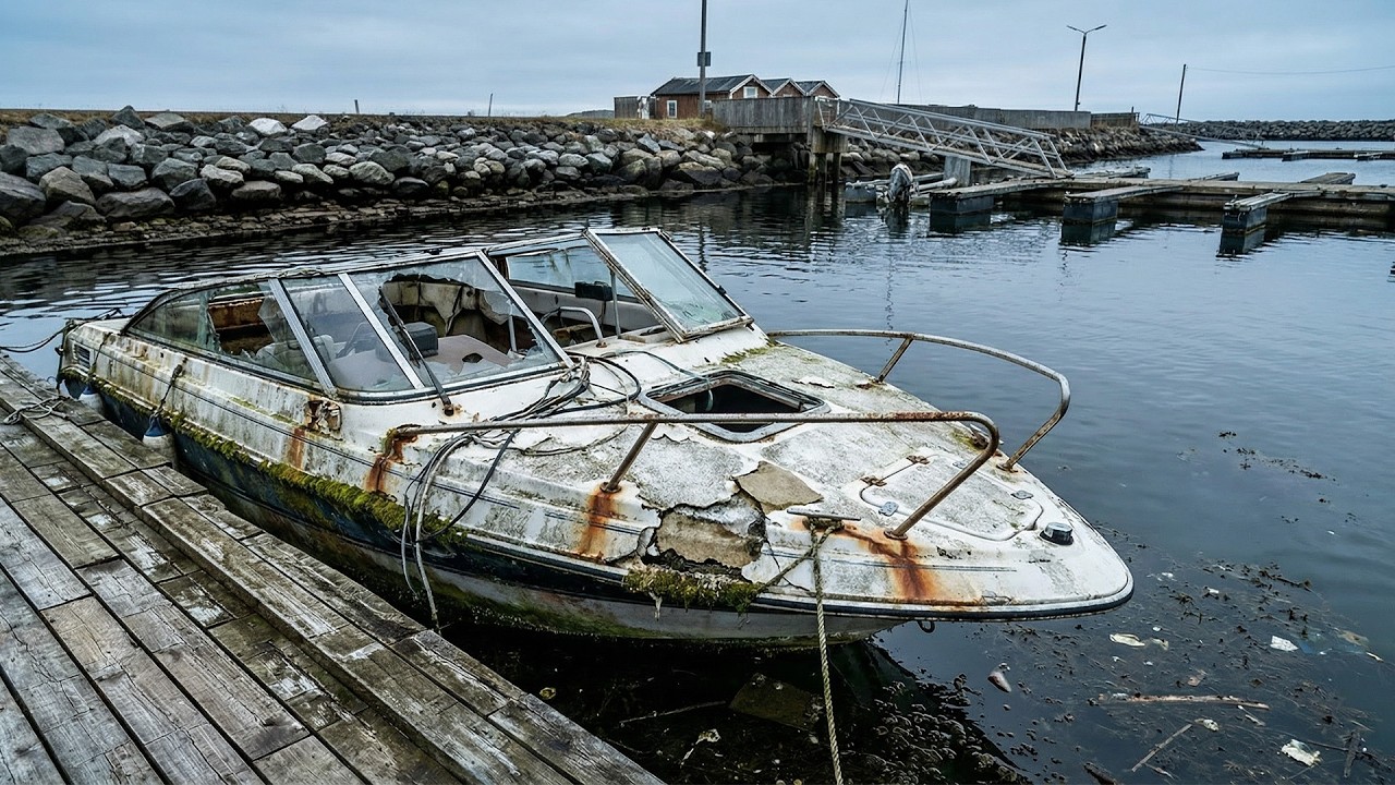 Man Turns Old Boat into Luxury Yacht | Start to Finish by @frengen_engineering