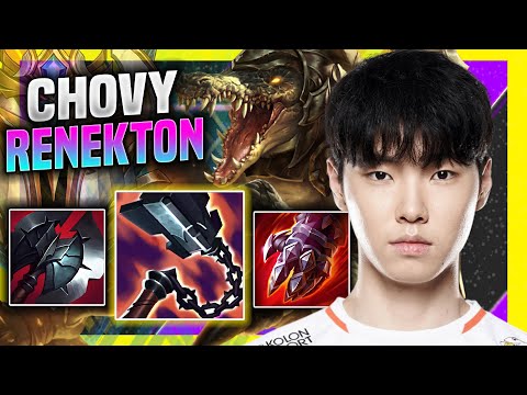 CHOVY CHILLING WITH RENEKTON! - HLE Chovy Plays Renekton Mid vs Akali! | Season 11