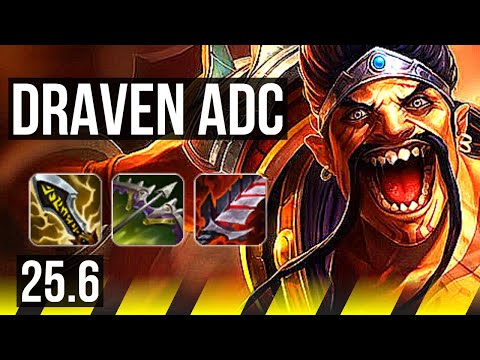 DRAVEN & Rakan vs TRISTANA & Nami (ADC) | 82k DMG, Legendary | EUW Master | 25.6