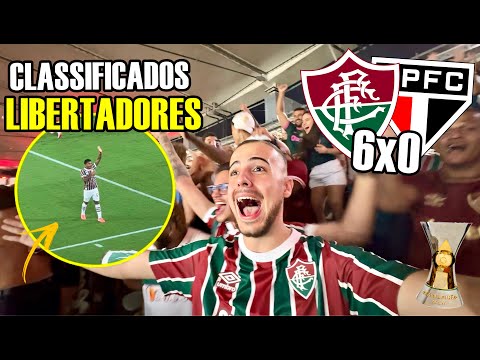 GOLEADA HISTÓRICA! Fluminense 6x0 São Paulo - VLOG NA ARQUIBANCADA | Brasileirão 2025
