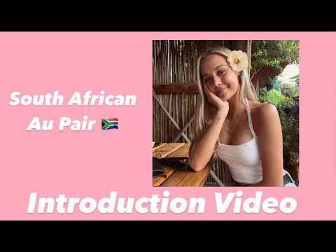 Explore Abroad Au Pair Introduction video -  Moné 19 🇿🇦