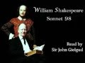 Sonnet 98 by William Shakespeare - Read by John Gielgud