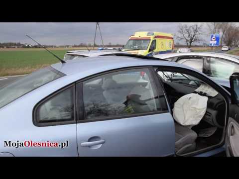 29.03.2017 Jenkowice, Dobra - wypadek drogowy