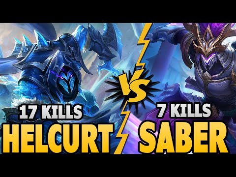 Jungler Helcurt VS Jungler Saber - Helcurt Gameplay - MVP - 33 Kills + Assists | MLBB