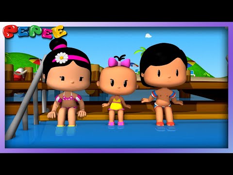 Pepee'den  Yüzme Dersleri  🏊‍♀️🏊‍♀️- Pepee'nin Günlükleri - 43 #pepee #çizgifilm #eğlenceli