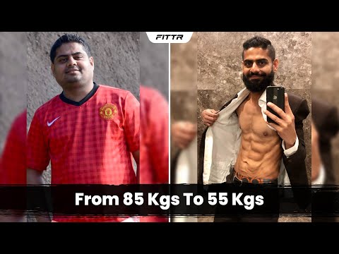Weight Loss Alert - From 85 Kgs To 55 Kgs | Fat to Fit | Fittr