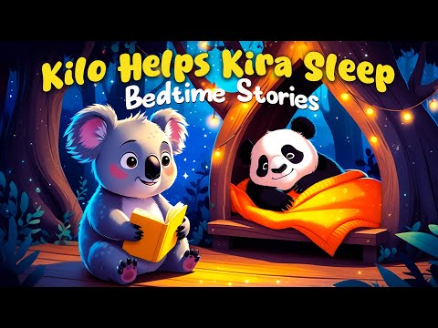 Close Your Eyes Sleepy Kira 🐨 Kilo Helps Kira Sleep 💜 Calming Bedtime Stories to Help Kids Sleep
